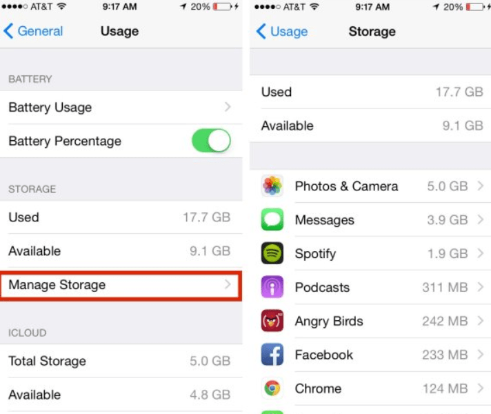 How To Fix The Space Issue On iPhone 7 Plus